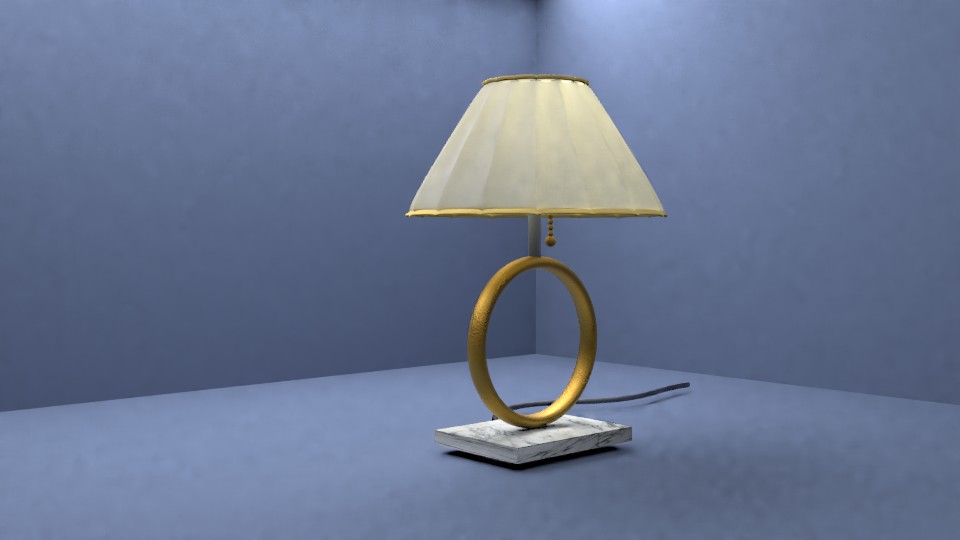Art Deco Circle Lamp preview image 1